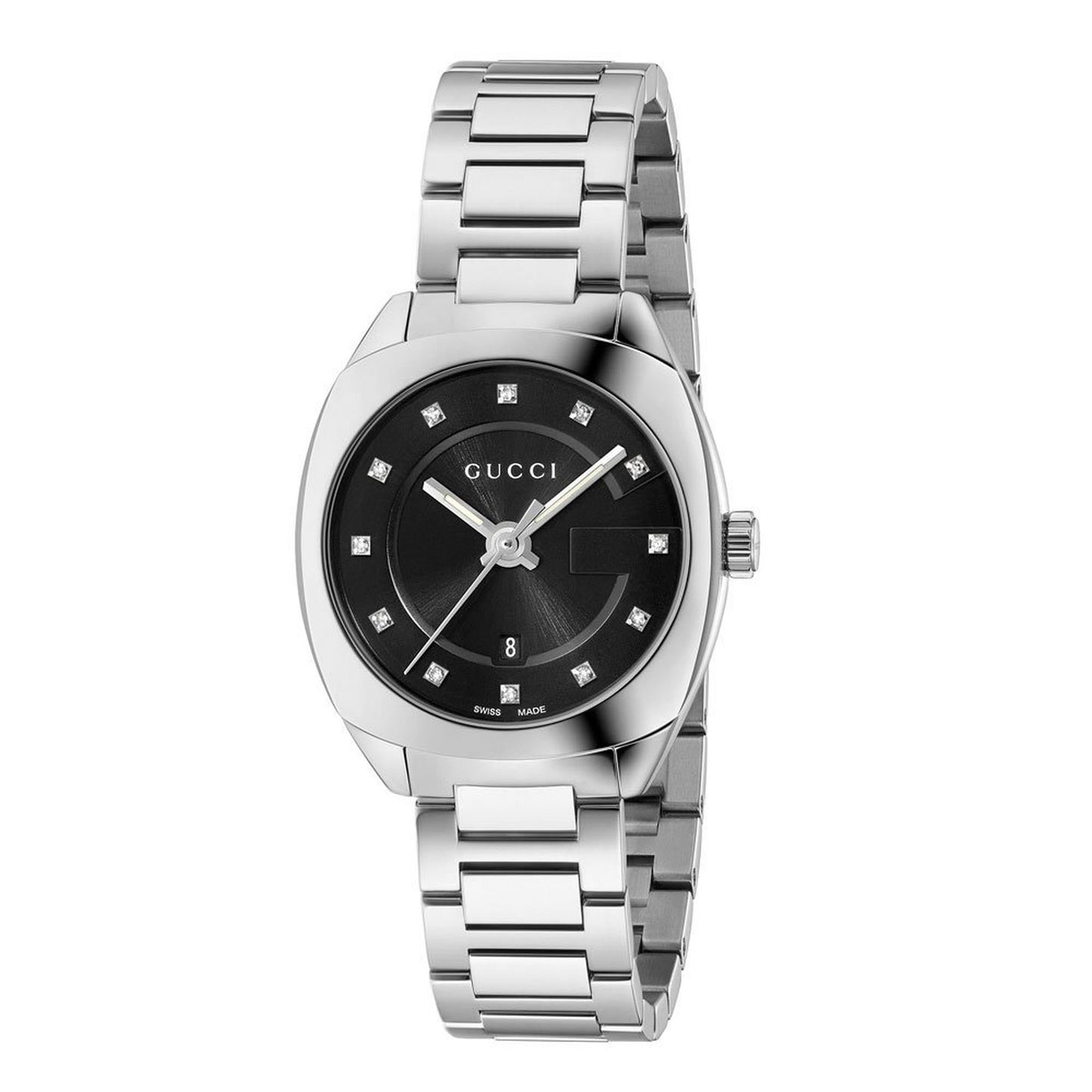 Classic Gucci GG2570 Diamond Ladies Stainless Steel Watch