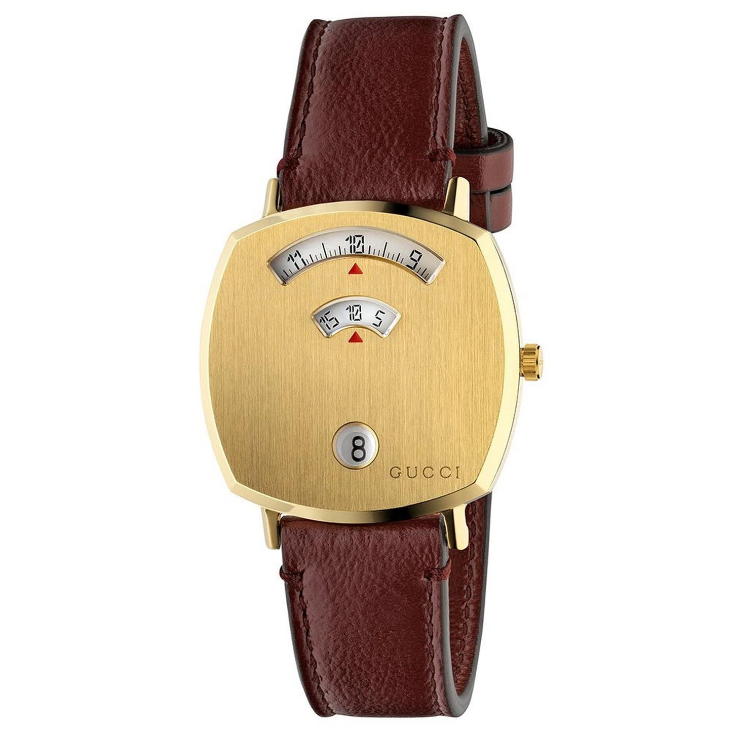 Elegant Gucci Unisex Grip Gold PVD Analog Watch
