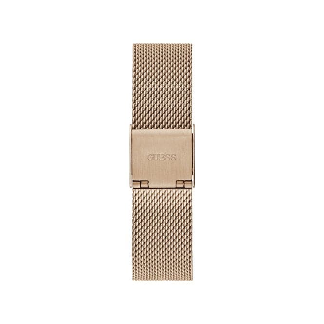 Guess Tapestry Ladies Trend Rose Gold Stainless Steel Watch GW0354L3
