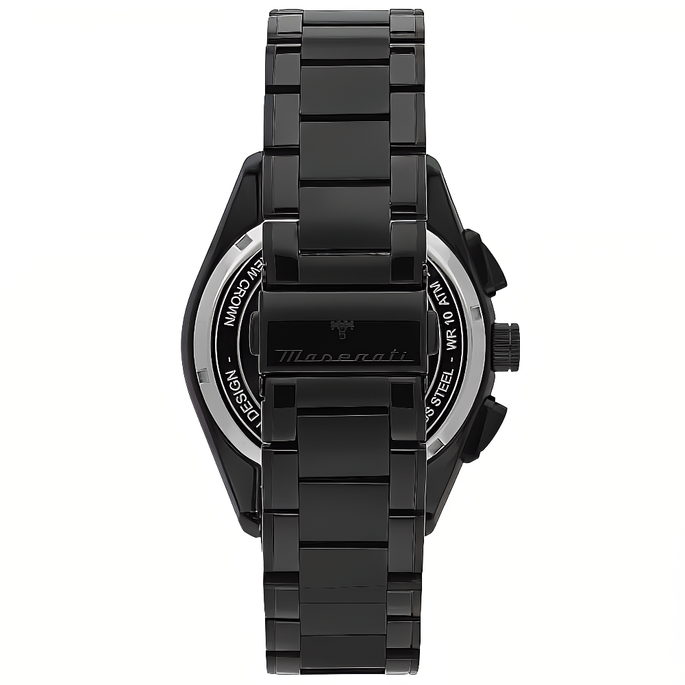 Maserati R8873644002 Traguardo Chronograph Black Dial Men's Watch