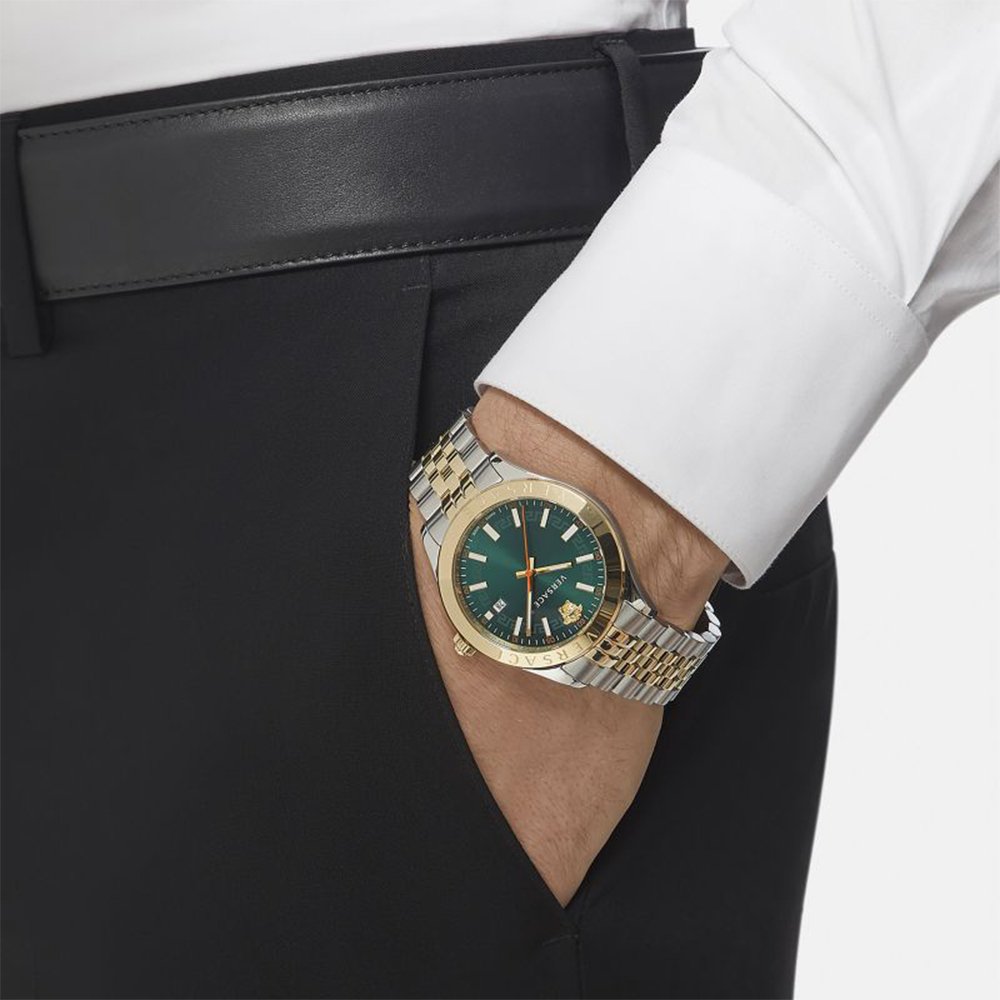 Versace VEVK00620 Hellenium-Vk Men's Two-Tone Watch
