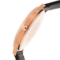 Emporio Armani Kappa Quartz White Dial Black Leather Strap Watch For Men - AR80015