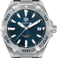 Tag Heuer Aquaracer Blue Dial Silver Steel Strap Watch for Men - WBD1112.BA0928