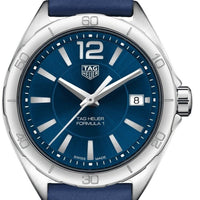 Tag Heuer Formula 1 Quartz Blue Dial Blue Leather Strap Watch for Women - WBJ1312.FC8231
