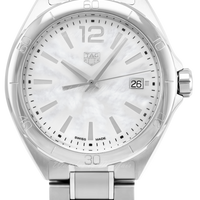 Tag Heuer Formula 1 Mother of Pearl White Dial Silver Steel Strap Watch for Women - WBJ1318.BA0666