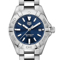 Tag Heuer Aquaracer Blue Dial Silver Steel Strap Watch for Women - WBD1412.BA0741
