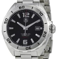 Tag Heuer Formula 1 Automatic Black Dial Silver Steel Strap Watch for Men - WAZ2113.BA0875