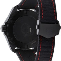 Tag Heuer Aquaracer Caliber 5 Black Dial Black Nylon Strap Watch for Men - WAY208A.FC6381