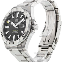 Tag Heuer Aquaracer Automatic Caliber 5 Black Dial Silver Steel Strap Watch for Men - WBD2110.BA0928