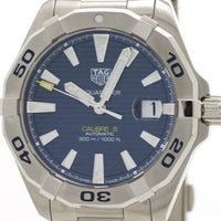 Tag Heuer Aquaracer Automatic Blue Dial Silver Steel Strap Watch for Men - WBD2112.BA0928