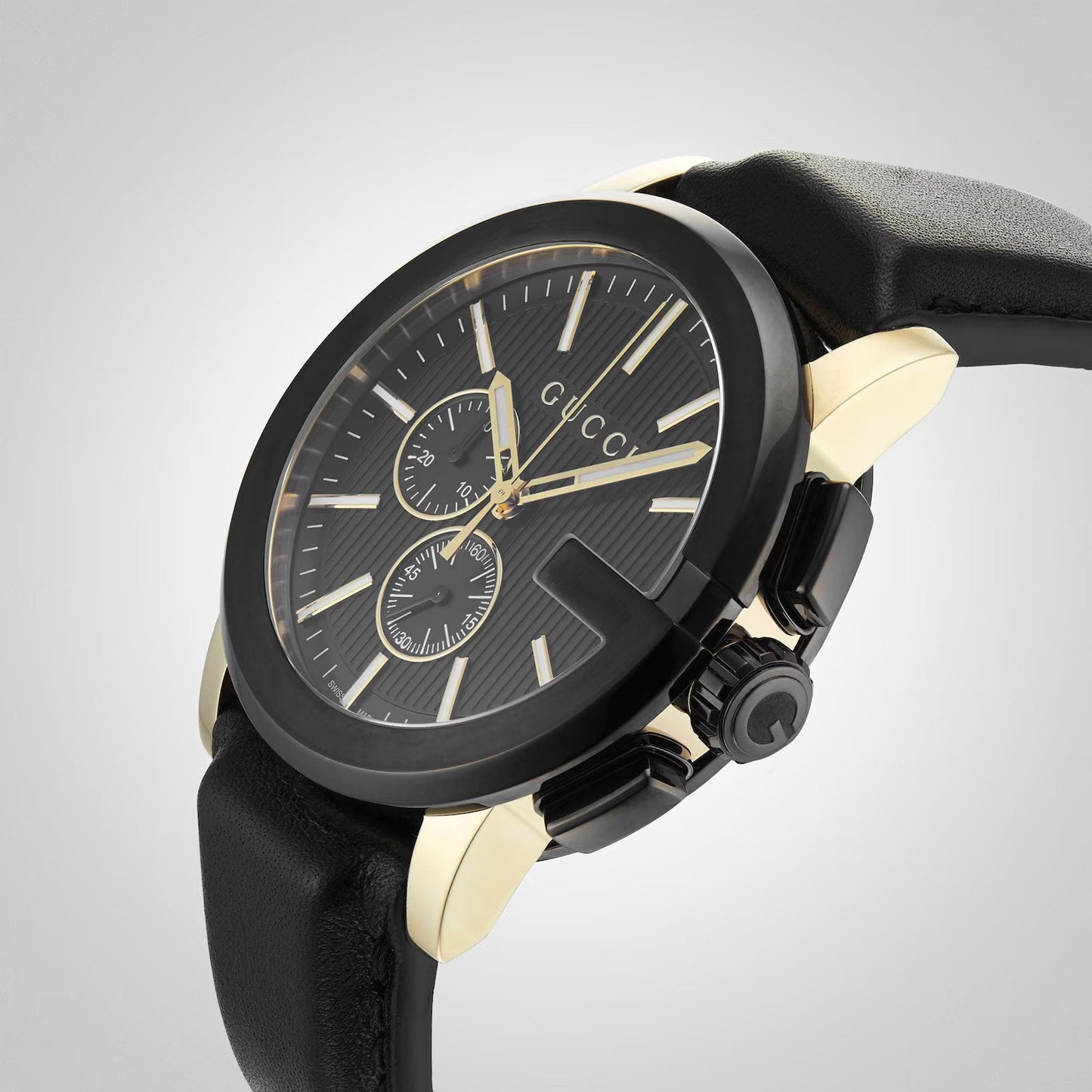 Gucci Men's G-Chrono Sophisticated Black Dial Watch