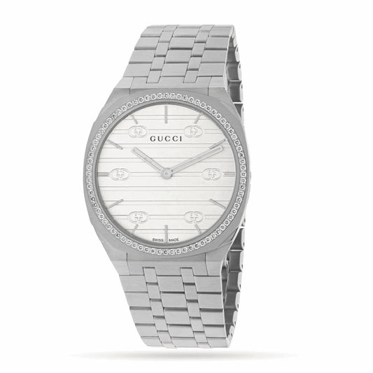 Gucci 25H Ladies' Watch, 34mm YA163401