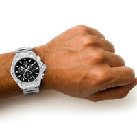 Tag Heuer Aquaracer Chronograph Black Dial Silver Steel Strap Watch for Men - CAY1110.BA0927