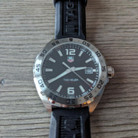 Tag Heuer Formula 1 Quartz Black Dial Black Rubber Strap Watch for Men -  WAZ1112.FT8023