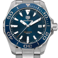 Tag Heuer Aquaracer Blue Dial Quartz Silver Steel Strap Watch for Men - WAY111C.BA0928