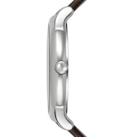 Emporio Armani Herren White Dial Brown Leather Strap Watch For Men - AR11103