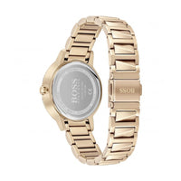 Hugo Boss Women's 1502540 Signature Rose Gold-Tone Stainless Steel Watch