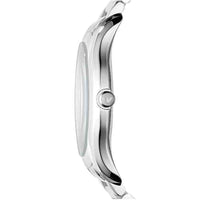 Emporio Armani Dress Quartz Silver Dial Silver Steel Strap Watch For Men - AR11084