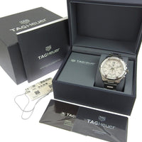 Tag Heuer Aquaracer White Dial Silver Steel Strap Watch for Men - CAY1111.BA0927