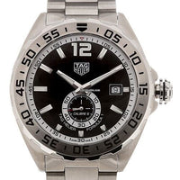Tag Heuer Formula 1 Automatic Black Dial Silver Steel Strap Watch for Men - WAZ2012.BA0842