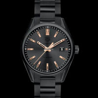 Tag Heuer Carrera Special Edition Black Dial Black Steel Strap Watch for Women - WAR1113.BA0602