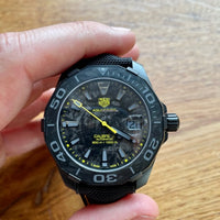 Tag Heuer Aquaracer Carbon Dial Watch for Men - WBD218B.FC6446