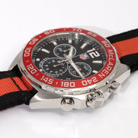 Tag Heuer Formula 1 McLaren Limited Edition Chronograph Black Dial Two Tone NATO Strap Watch for Men - CAZ1112.FC8188