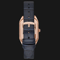 Emporio Armani Gioia Quartz Mother of Pearl Blue Dial Blue Leather Strap Watch For Women - AR11426