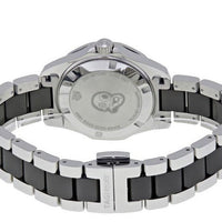 Tag Heuer Aquaracer Quartz Diamonds Black Dial Two Tone Steel Strap Watch for Men - WAY131E.BA0913