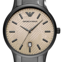 Emporio Armani Renato Quartz Grey Dial Grey Steel Strap Watch For Men - AR11120