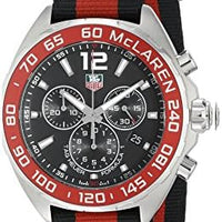 Tag Heuer Formula 1 McLaren Limited Edition Chronograph Black Dial Two Tone NATO Strap Watch for Men - CAZ1112.FC8188