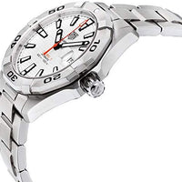 Tag Heuer Aquaracer Automatic White Dial Silver Steel Strap Watch for Men - WBD2111.BA0928