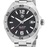 Tag Heuer Formula 1 Automatic Black Dial Silver Steel Strap Watch for Men - WAZ2113.BA0875
