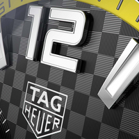 Tag Heuer Formula 1 Chronograph Grey Dial Black Nylon Strap Watch for Men - CAZ101AG.FC8304