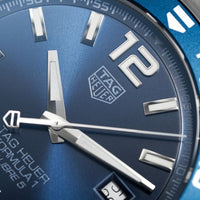 Tag Heuer Formula 1 Bucherer Blue Edition Blue Dial Silver Steel Strap Watch for Men - WAZ2015.BA0842