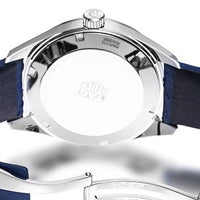 Tag Heuer Carrera Quartz Blue Dial Blue Calfskin Leather Strap Watch for Women - WAR1112.FC6391