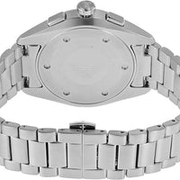 Emporio Armani Chronograph Green Dial Silver Steel Strap Watch For Men - AR11480