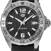 Tag Heuer Formula 1 Quartz Black Dial Black NATO Strap Watch for Men - WAZ1015.FC8198