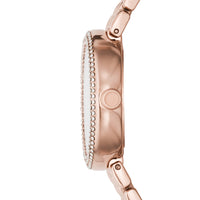 Emporio Armani Rosa Quartz Mother of Pearl White Dial Rose Gold Steel Strap Watch For Women - AR11355