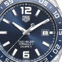 Tag Heuer Formula 1 Bucherer Blue Edition Blue Dial Blue Calfskin Strap Watch for Men - WAZ2015.FT8023