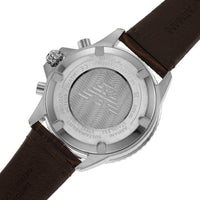 Emporio Armani Diver Chronograph Brown Dial Brown Leather Strap Watch For Men - AR11486