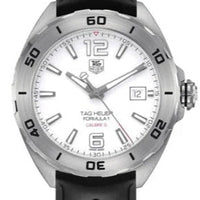 Tag Heuer Formula 1 Quartz White Dial Black Rubber Strap Watch for Men - WAZ2114.FT8023