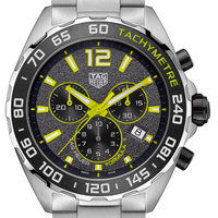 Tag Heuer Formula 1 Chronograph Grey Dial Silver Steel Strap Watch for Men - CAZ101AG.BA0842