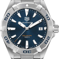 Tag Heuer Aquaracer Blue Dial Silver Steel Strap Watch for Men - WBD1112.BA0928