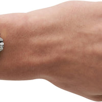 Emporio Armani Diver Chronograph Green Dial Silver Steel Strap Watch For Men - AR11500
