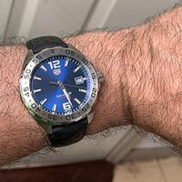 Tag Heuer Formula 1 Quartz Blue Dial Black Rubber Strap Watch for Men - WAZ1118.FT8023