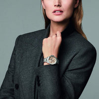 Hugo Boss Women's 1502446 Praise Two-Tone Stainless Steel Watch with Rose Gold Accents