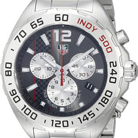 Tag Heuer Formula 1 Chronograph Grey Dial Silver Steel Strap Watch for Men - CAZ1114.BA0877