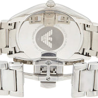 Emporio Armani Dress Quartz Silver Dial Silver Steel Strap Watch For Men - AR11084