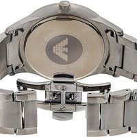 Emporio Armani Renato Quartz Grey Dial Grey Steel Strap Watch For Men - AR11120